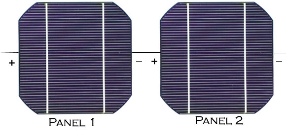 Solar Power Panels in Series Circuits Simple Schematic